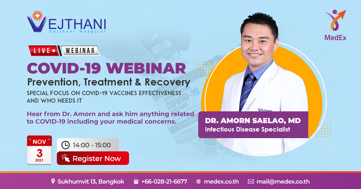 Covid-19 Webinar With Dr. Amorn Saelao