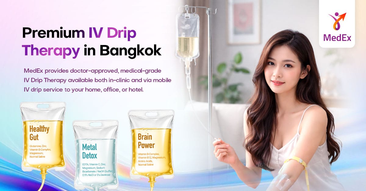 Revitalice su salud: terapia intravenosa aprobada por médicos en Bangkok